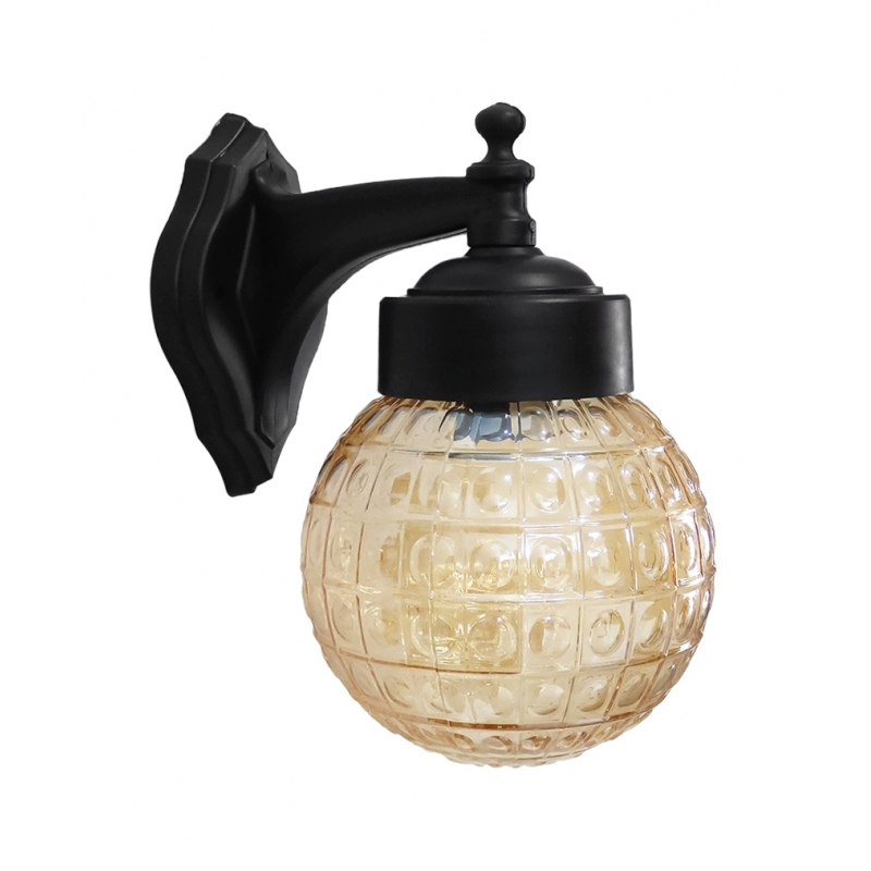 Απλίκα Εξωτερικού Χώρου Heronia Anaxos 07-1386 Black