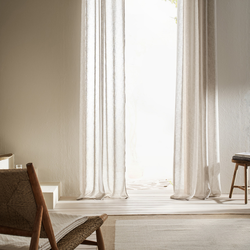 Κουρτίνα (200x295) Με Τρέσα Gofis Home Combe Willow Elephant Grey 502/45