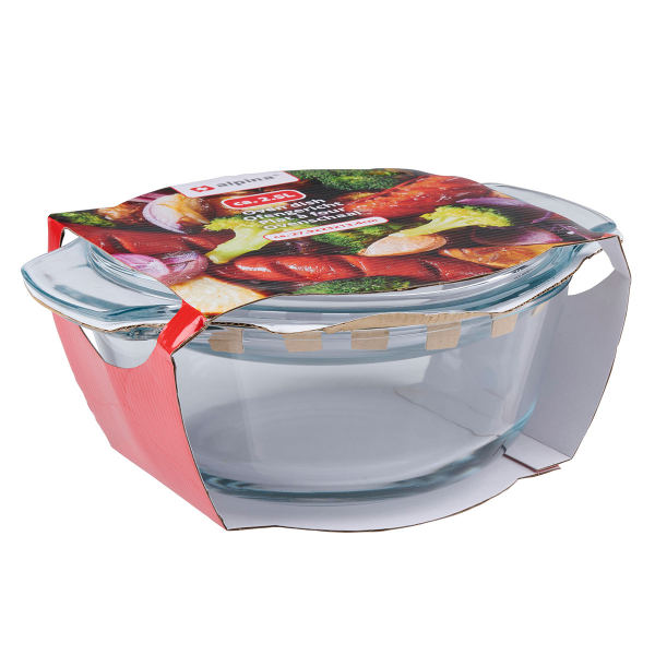 Πυρίμαχο Σκεύος Με Καπάκι Οβάλ (27.9x23x13.4) Alpina 871125223077