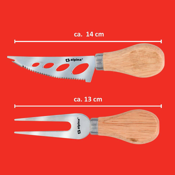 Μαχαίρια Τυριού (Σετ 2τμχ) Alpina 871125226841