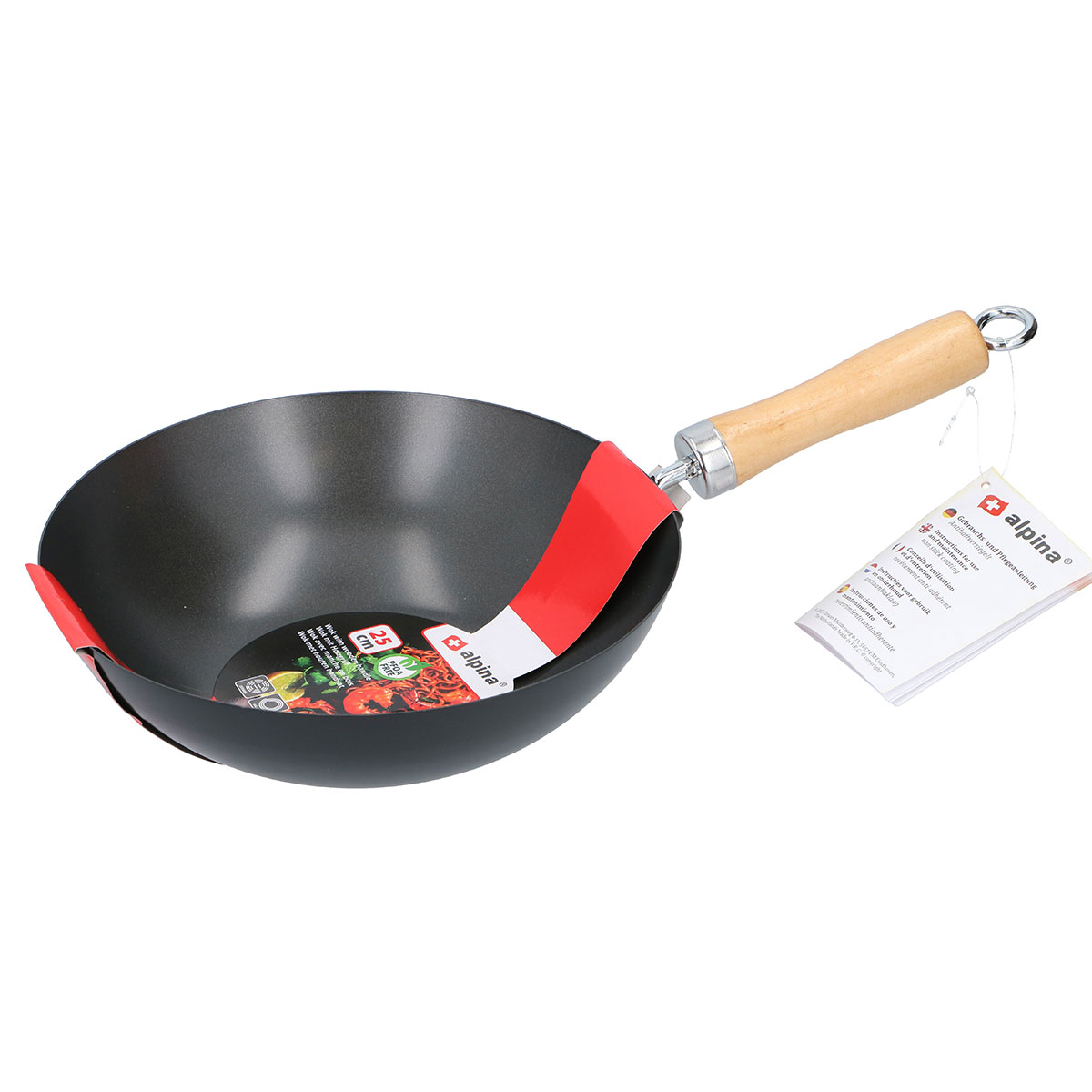 Αντικολλητικό Wok (25Εκ ) Alpina 871125213046 Home Μαγειρική - Ζαχαροπλαστική Μαγειρικά Σκεύη Spitishop