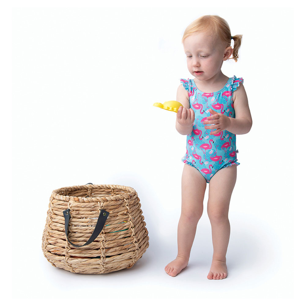 Παιδικό Ολόσωμο Μαγιό Αμάνικο Zoocchini Franny The Flamingo 12-24 Μηνών Home Θαλάσσης Παιδικά Είδη - Αντηλιακές Μπλούζες Spitishop