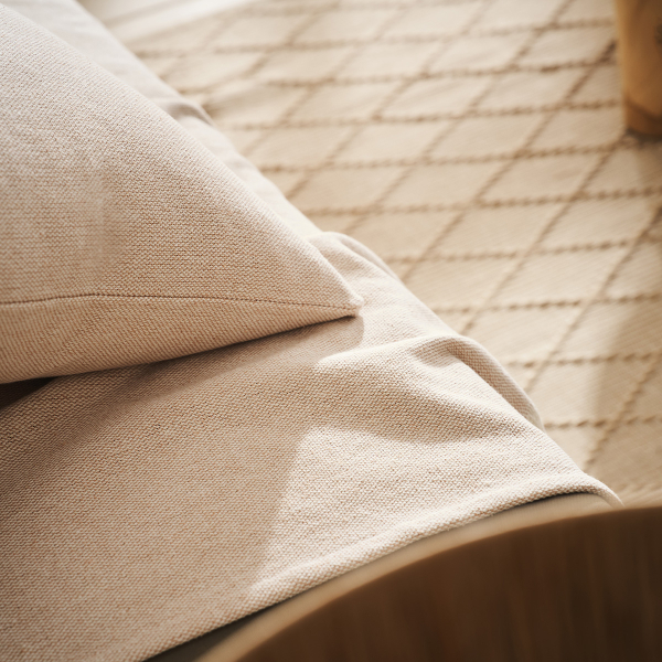 Ριχτάρι Καναπέ Τριθέσιου (220x300) Gofis Home Mewa Wet Sand Beige 182/08