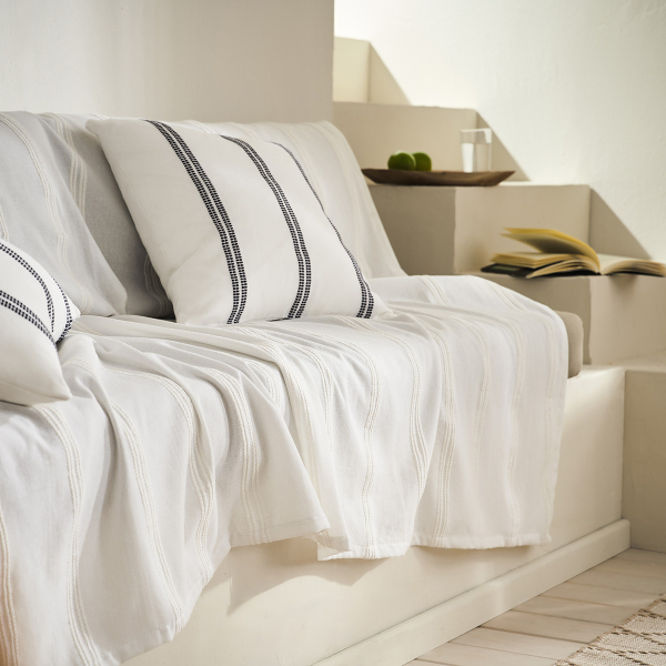 Ριχτάρι Πολυθρόνας (180x180) Gofis Home Rathma Ecru 357/05