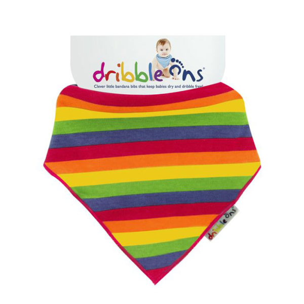 Σαλιάρα-Μπαντάνα 6+ Μηνών Sock Ons Rainbow Print