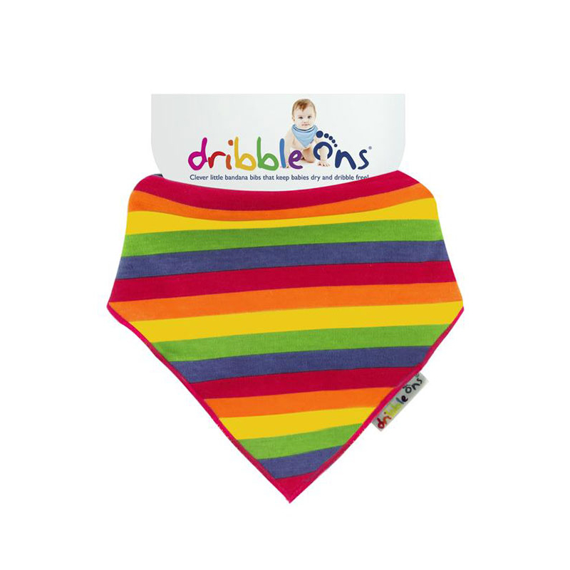 Σαλιάρα-Μπαντάνα 6+ Μηνών Sock Ons Rainbow Print