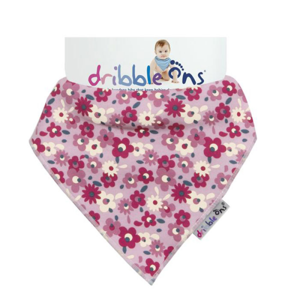 Σαλιάρα-Μπαντάνα 6+ Μηνών Sock Ons Floral Ditsy