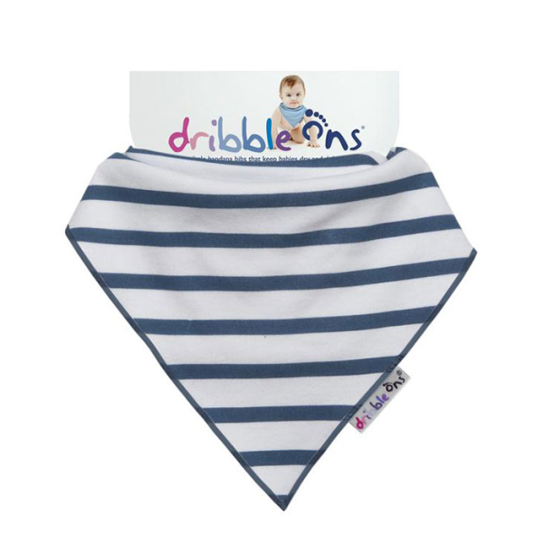 Σαλιάρα-Μπαντάνα 6+ Μηνών Sock Ons Nautical Stripes