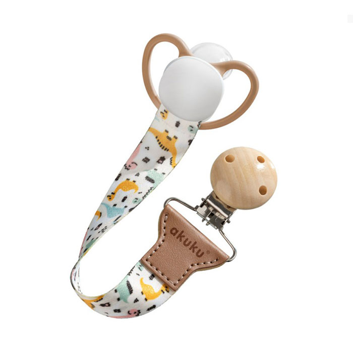 Κλιπ Πιπίλας Akuku Δεινοσαυράκια A0580 φωτογραφία