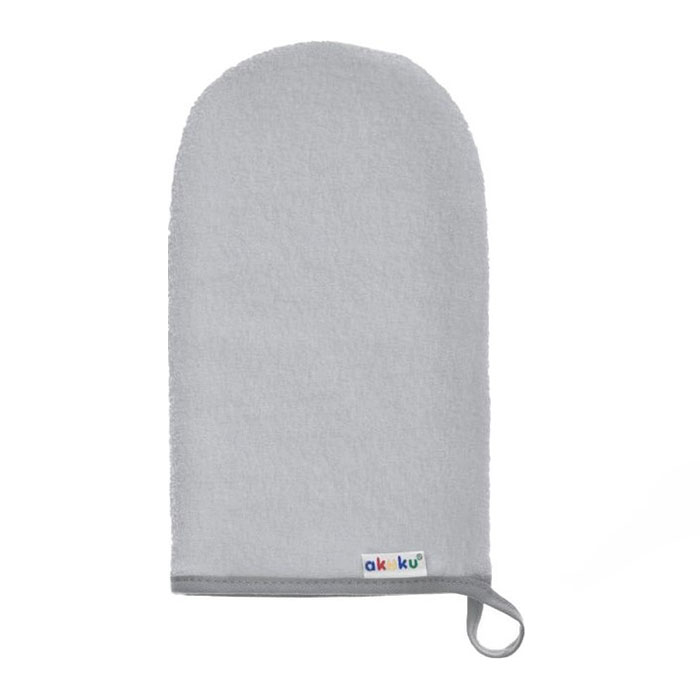 Akuku Βρεφικό Γάντι Μπάνιου Akuku Grey A1128