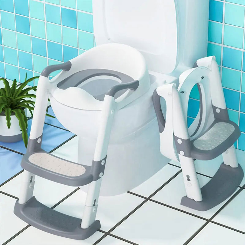 Παιδικό Κάθισμα Τουαλέτας με Σκαλάκι Babywise Grey Bw032 Home Βρεφικά Φροντίδα & Περιποίηση Μωρού Γιο Καθίσματα Λεκάνης Spitishop