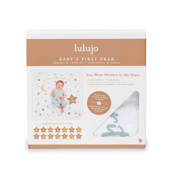 Σεντόνι Φωτογράφισης Μωρού + Κάρτες Lulujo Written In The Stars Lj595 Home Παιδικά Διακόσμηση Παιδικού Δωματίου Spitishop