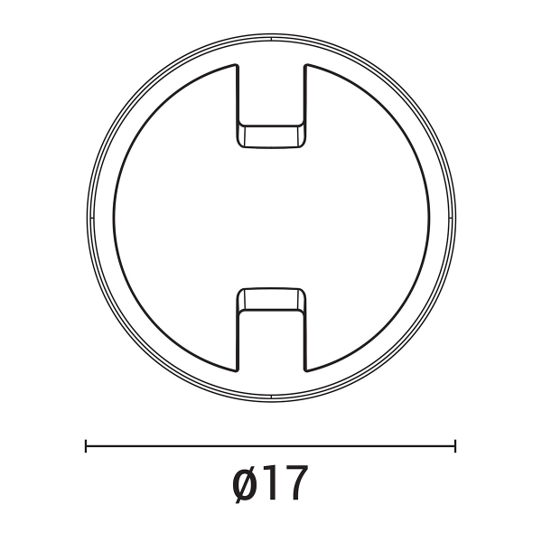 Πλαφονιέρα LED Εξωτερικού Χώρου Eurolamp 145-20087 Black