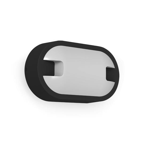 Απλίκα LED Εξωτερικού Χώρου Eurolamp 145-20089 Black