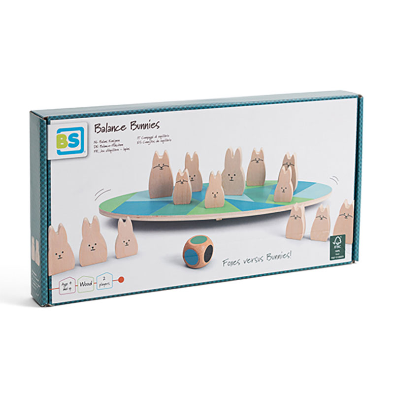 Ξύλινο Επιτραπέζιο Παιχνίδι Bs Toys Αλεπούδες Vs Κουνελάκια Ga460 Home Παιχνίδια Ξύλινα Spitishop