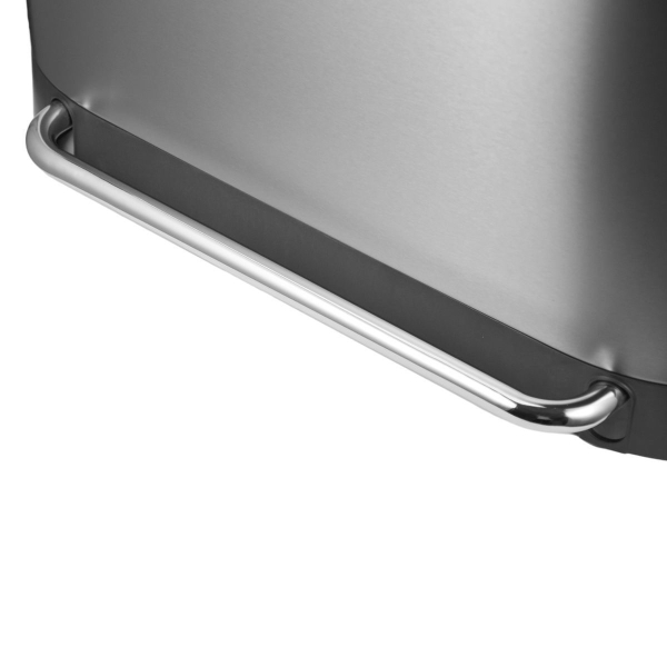 Κάδος Απορριμμάτων Διπλός (57.5x37.3x68.2) Estia 60lt Soft Close Inox 01-20903
