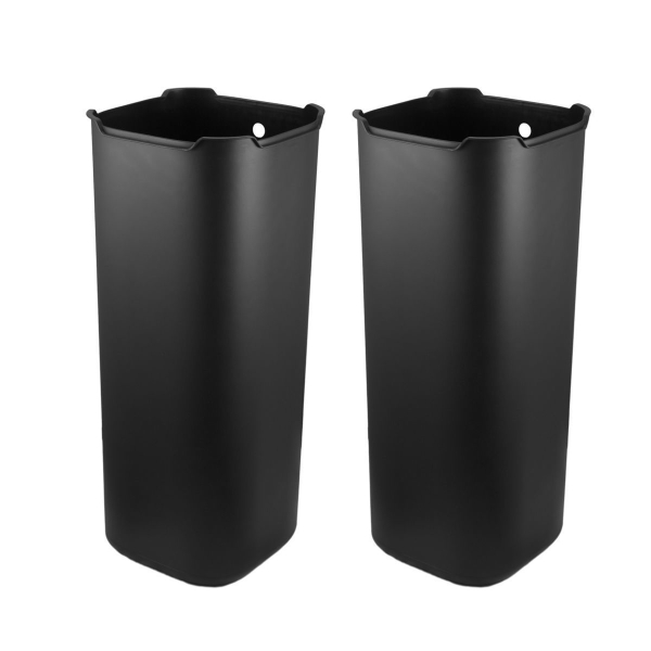 Κάδος Απορριμμάτων Διπλός (57.5x37.3x68.2) Estia 60lt Soft Close Inox 01-20903