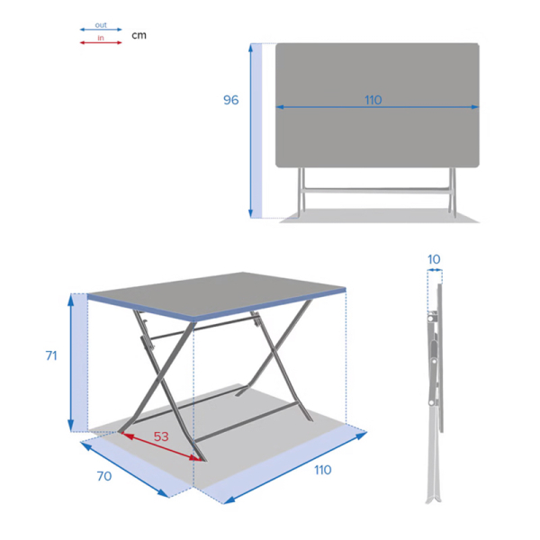 Σετ Τραπεζαρία Κήπου (5τμχ) H-S Greensboro Olive