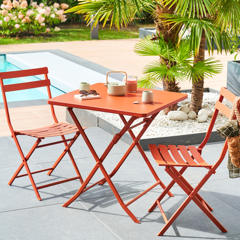 Σετ Τραπεζαρία Κήπου (3τμχ) H-S Greensboro Amber