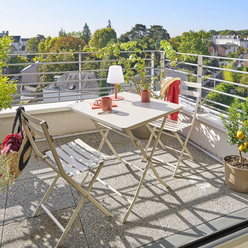 Σετ Τραπεζαρία Κήπου (3τμχ) H-S Greensboro Clay