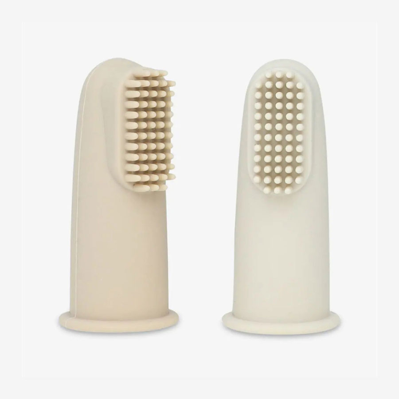 Δακτυλικές Οδοντόβουρτσες (Σετ 2τμχ) Minene Brown