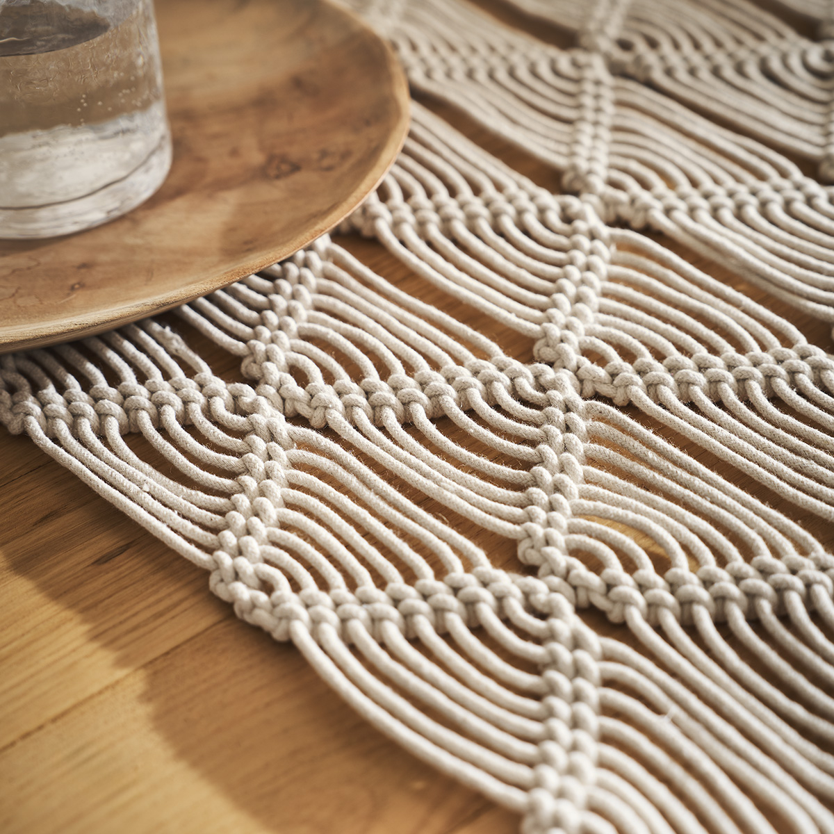 Τραβέρσα (40X160) Gofis Home Noelani Natural 196 05 Λευκά Είδη Κουζίνας & Τραπεζαρίας Τραβέρσες Σαλονιού Spitishop