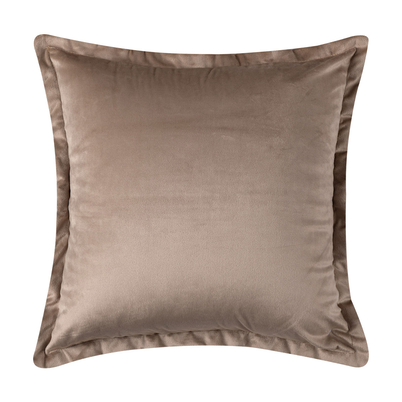 Διακοσμητική Μαξιλαροθήκη Βελουτέ (45x45) Silk Fashion A804 Μπεζ