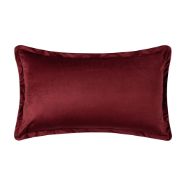 Διακοσμητική Μαξιλαροθήκη Βελουτέ (35x60) Silk Fashion A804 Μπορντώ