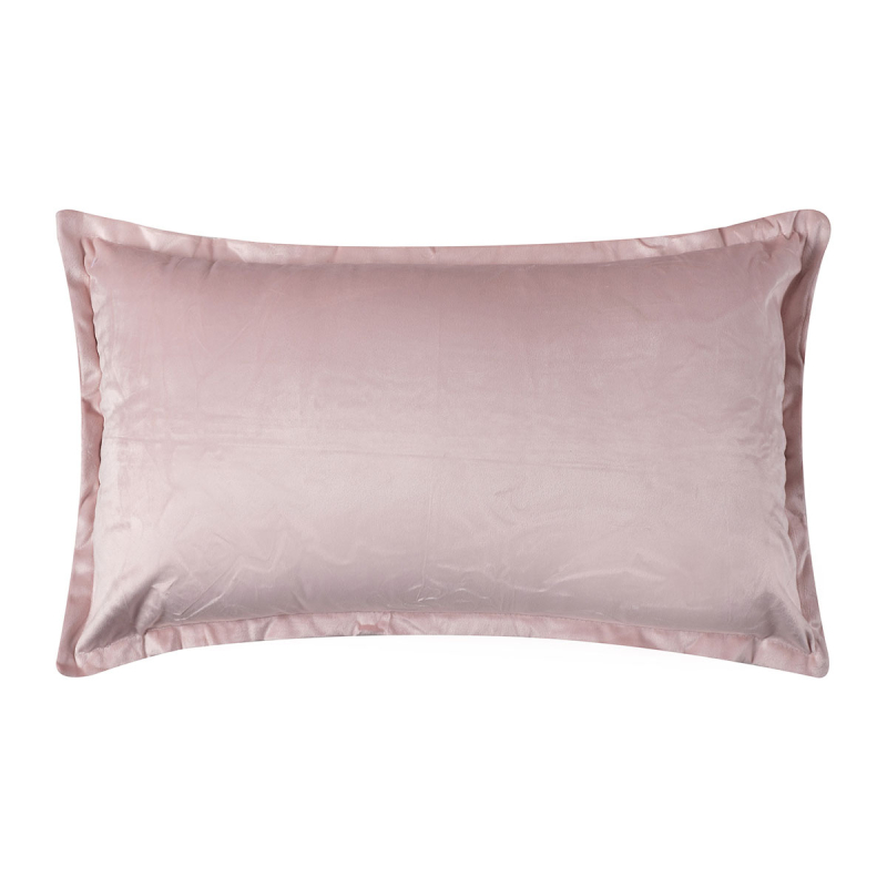 Διακοσμητική Μαξιλαροθήκη Βελουτέ (35x60) Silk Fashion A804 Πούδρα