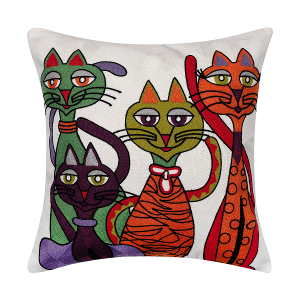 Διακοσμητική Μαξιλαροθήκη (45x45) Silk Fashion Polygazo249