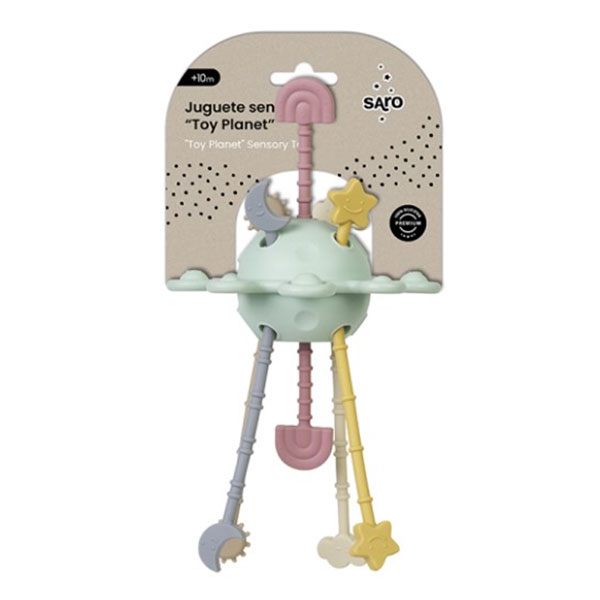 Μασητικό Saro Planet Fun 3318 Home Βρεφικά Μασητικά για Μωρά - Οδοντοφυία Spitishop