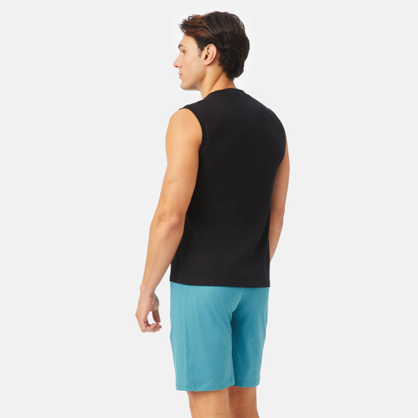 Πιτζάμα Ανδρική Καλοκαιρινή Minerva Skipper 71438-045 Μαύρο