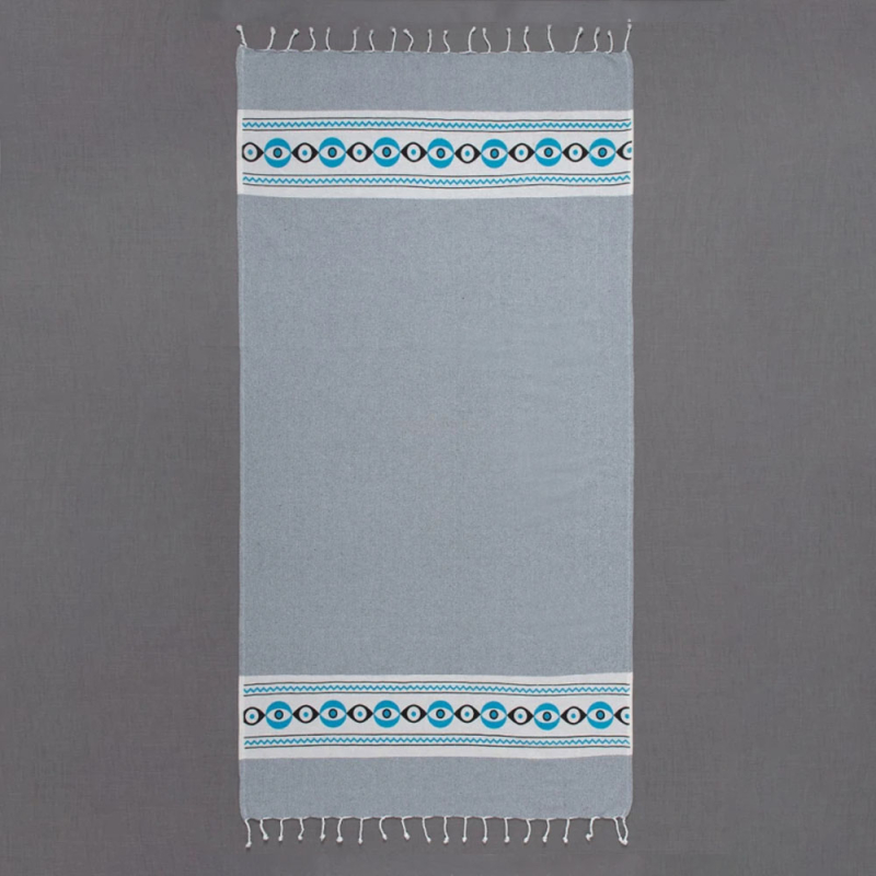 Παρεό (90x180) Silk Fashion nkp707 Γκρι