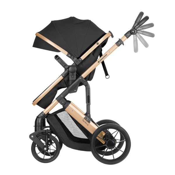 Πολυκαρότσι 3 Σε 1 (0 Μηνών/ Έως 22kg) Kikka Boo Darling Black 2024