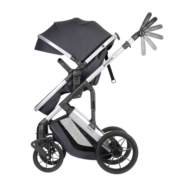 Πολυκαρότσι 3 Σε 1 (0 Μηνών/ Έως 22kg) Kikka Boo Darling Dark Grey 2024