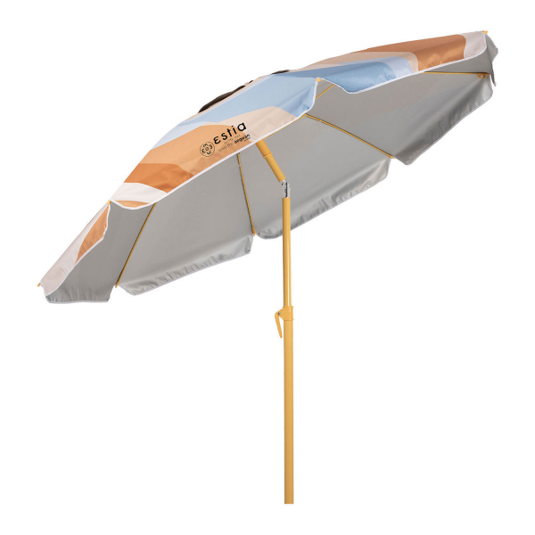 Σπαστή Ομπρέλα Θαλάσσης (Φ200) Με Προστασία UPF Estia Save The Aegean Summer Daze 00-13218