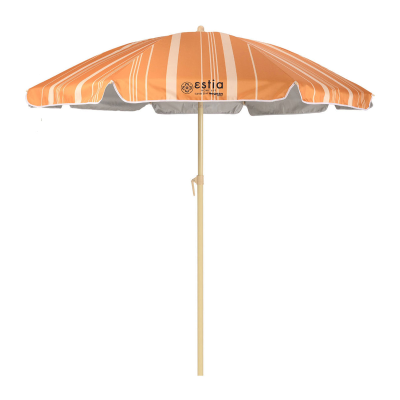 Σπαστή Ομπρέλα Θαλάσσης (Φ200) Με Προστασία UPF Estia Save The Aegean Sunscape Mirage 00-23225