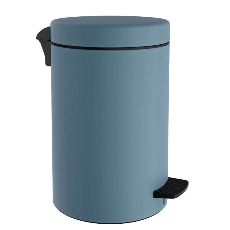 Κάδος Απορριμμάτων Μπάνιου (Φ25x40) Pam & Co 12lt 12-090-923 Matt Ciel