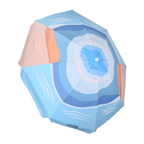 Σπαστή Ομπρέλα Θαλάσσης (Φ200) Με Προστασία UPF Estia Save The Aegean Serene Shores 00-26097