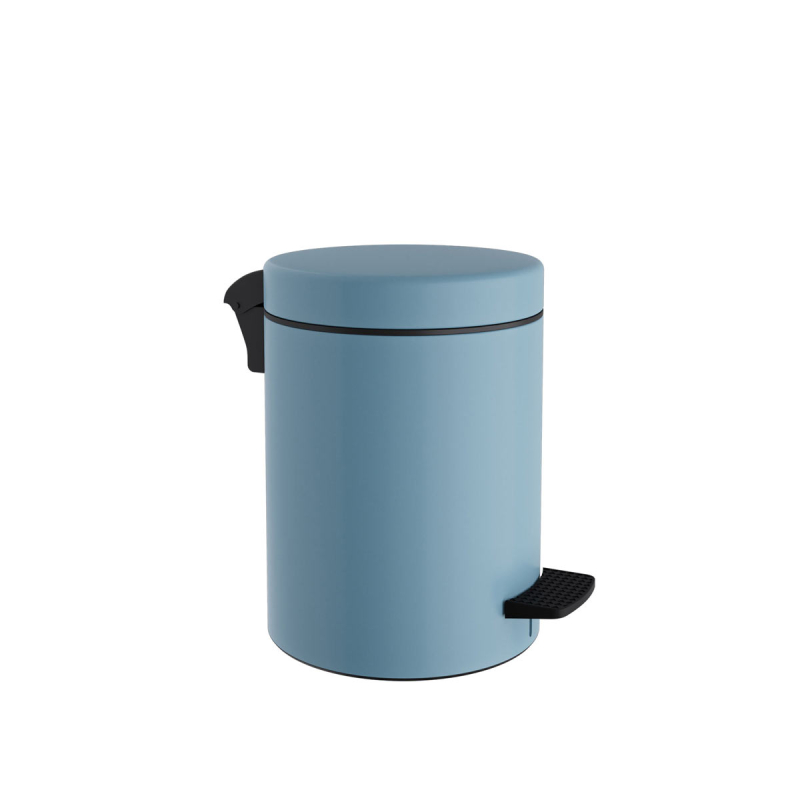 Κάδος Απορριμμάτων Μπάνιου (Φ18x25) Pam & Co 3lt 03-601-923 Matt Ciel