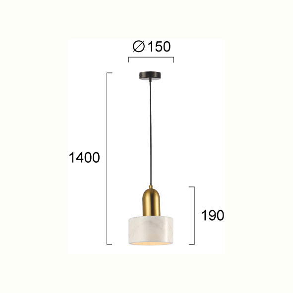 Φωτιστικό Οροφής Μονόφωτο Viokef Marble 4266100 Home Φωτιστικά Spitishop