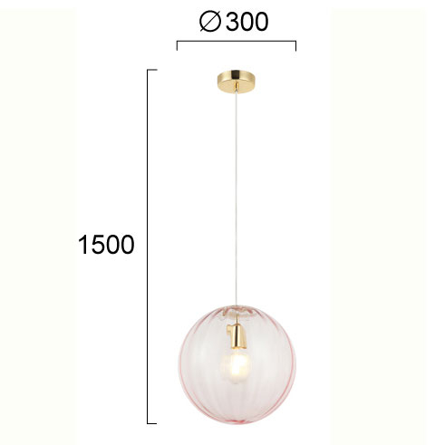 Φωτιστικό Οροφής Μονόφωτο Viokef Diana Pink 4294302 Home Φωτιστικά Spitishop