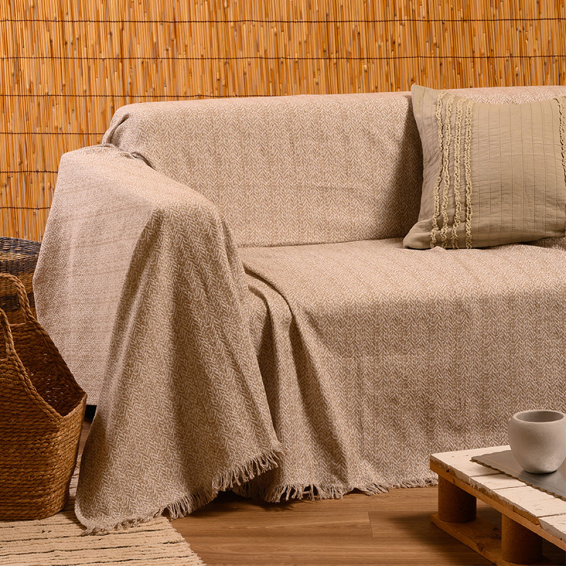 Ριχτάρι Καναπέ Διθέσιου (180x250) Melinen Ophelia Beige