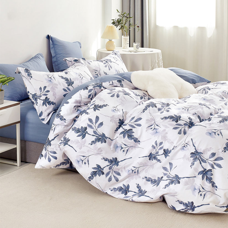 Παπλωματοθήκη Υπέρδιπλη (Σετ 220x250) 2 Όψεων Rythmos Spirit Violet