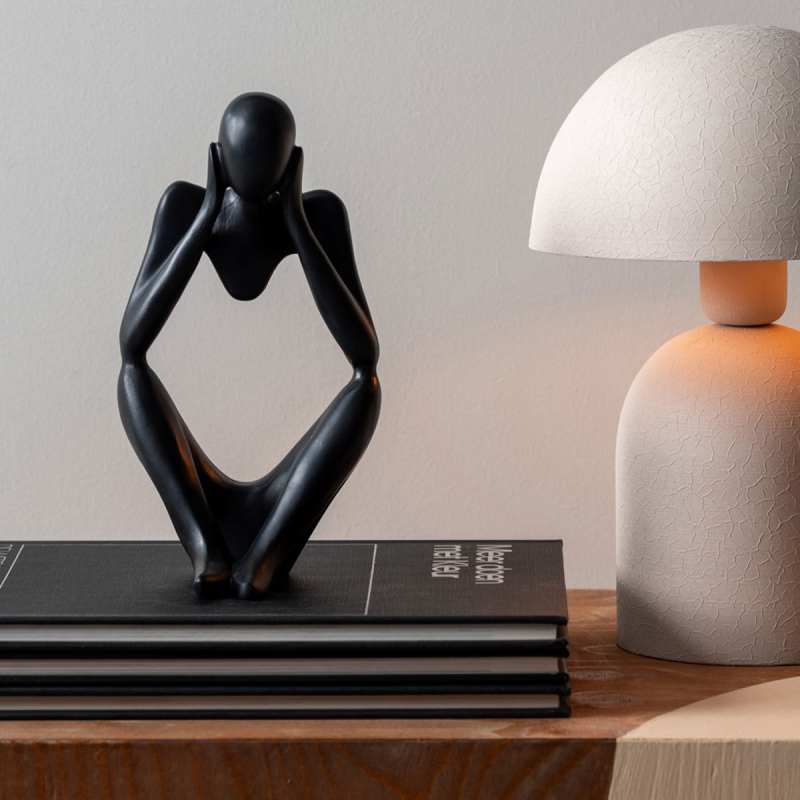 Διακοσμητική Φιγούρα Γυναίκα (21x11) Present Time By Octopus Dreaming Black