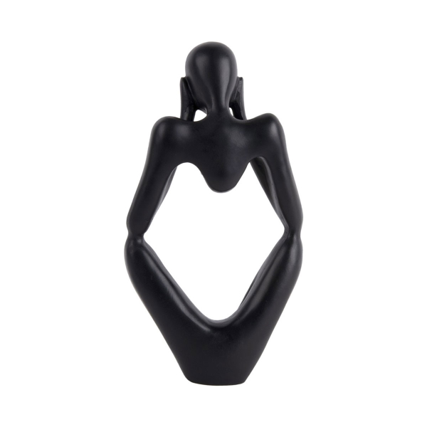 Διακοσμητική Φιγούρα Γυναίκα (21x11) Present Time By Octopus Dreaming Black