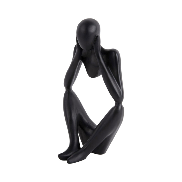 Διακοσμητική Φιγούρα Γυναίκα (21x11) Present Time By Octopus Dreaming Black