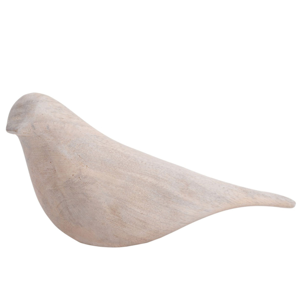 Διακοσμητική Φιγούρα Πουλί (6x9) Present Time By Octopus Bird White Wash