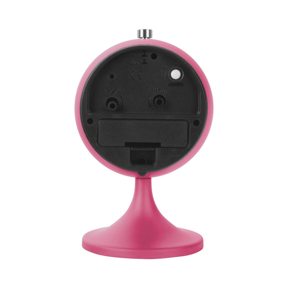 Ρολόι Επιτραπέζιο (Φ9X14 2) - Ξυπνητήρι Karlsson Funky Retro B Pink Home Διακόσμηση Ρολόγια Τοίχου & Επιτραπέζια Spitishop