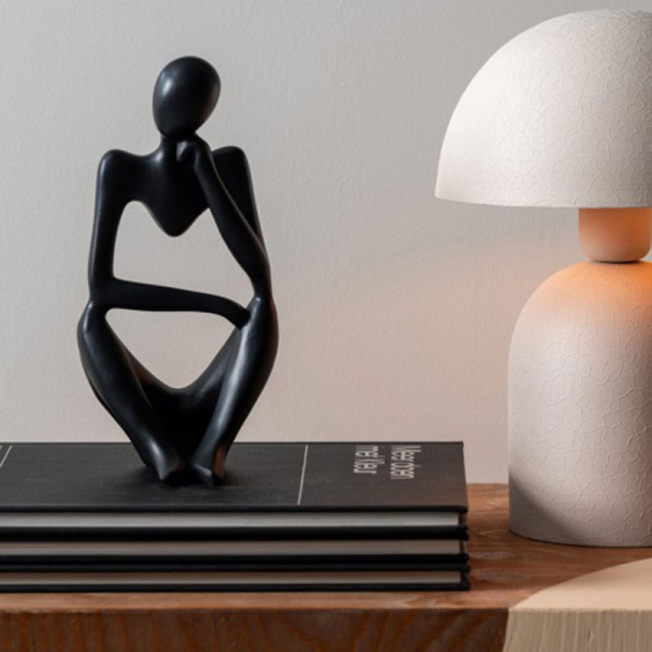 Διακοσμητική Φιγούρα Γυναίκα (9.5x23.5) Present Time By Octopus Wondering Black